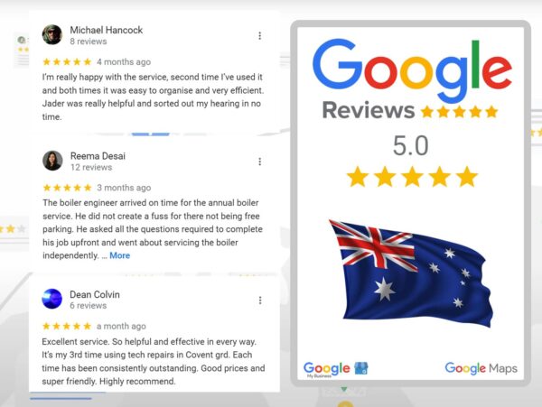Kopen Google Beoordelingen Australië