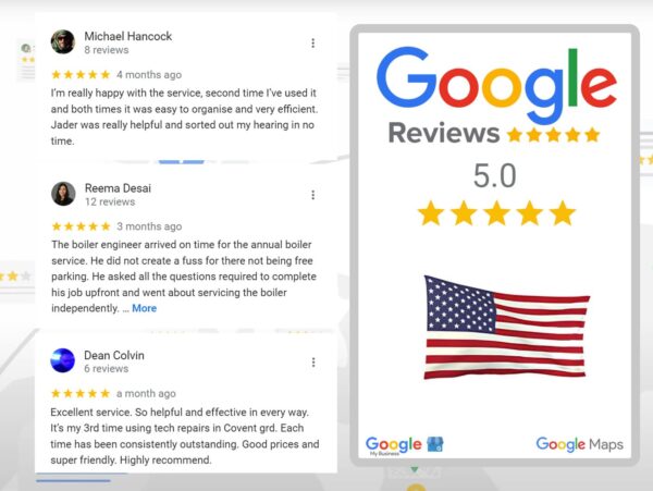 Acheter des avis Google USA - Améliorer la réputation de votre entreprise